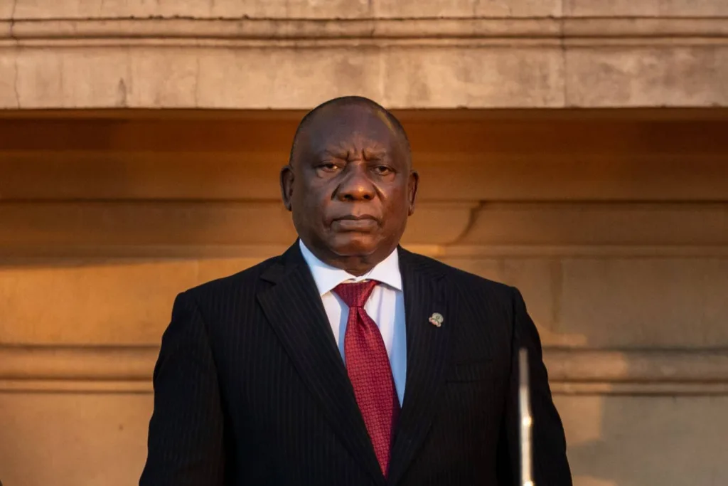 Trump accused Pretoria and ordered his government agencies to prioritize the assistance to the white of South Africans refugee 2 Cyril Ramaphosa 4 - C J Global Newspaper