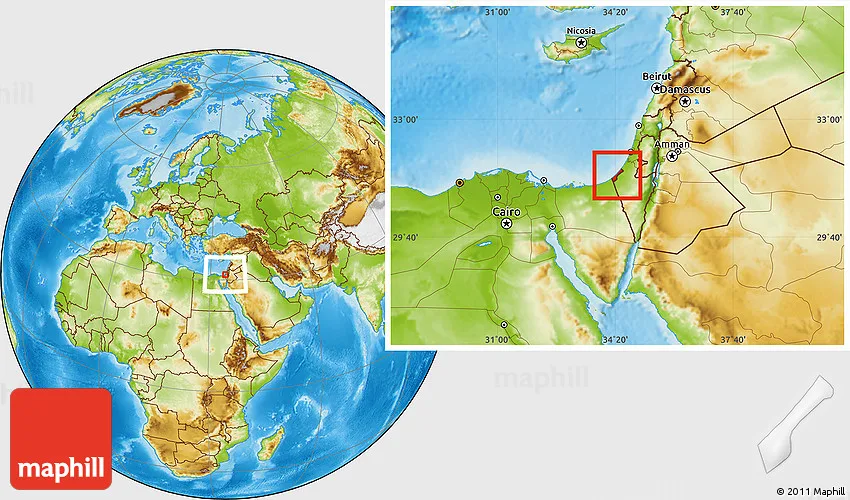 Trump considers Trump considers Gaza Strip American land and Israel will hand over it to US! 1 map - C J Global Newspaper