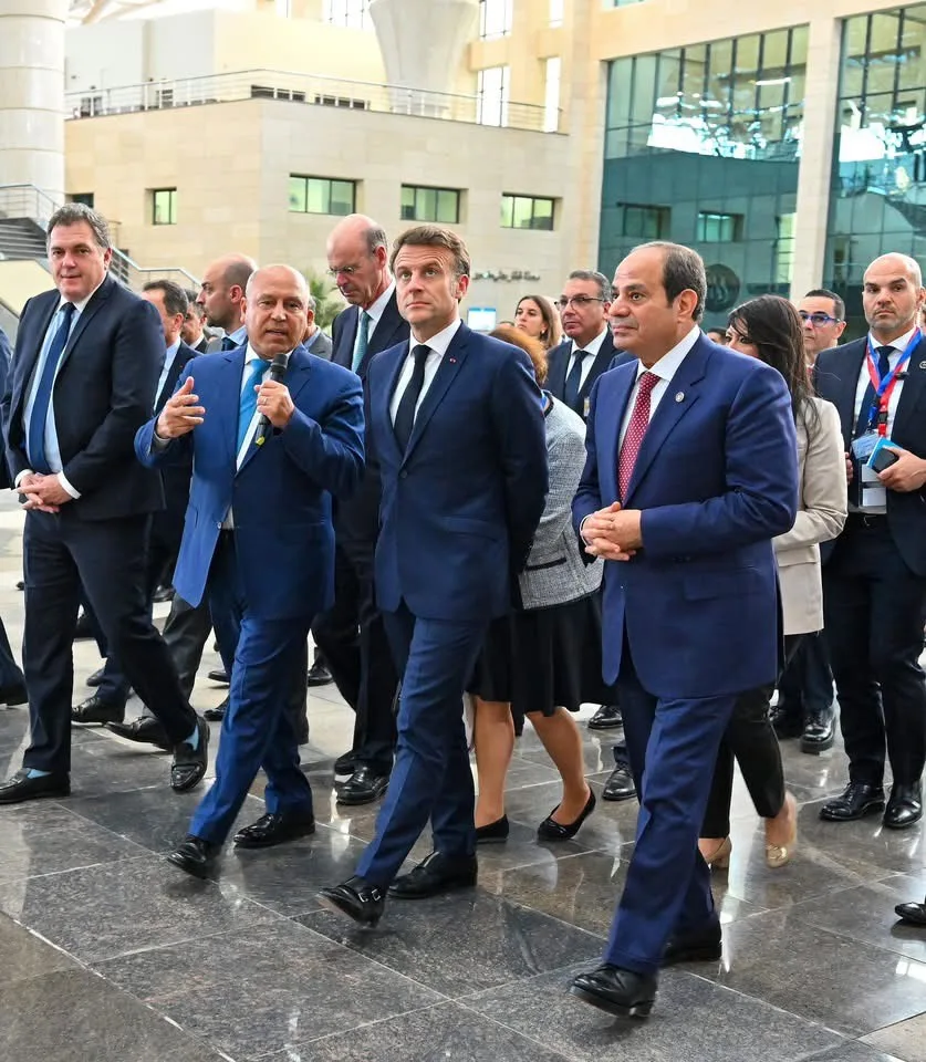 French president visits Elarish city in northeast border of Egypt 2 IMG 6753 - C J Global Newspaper