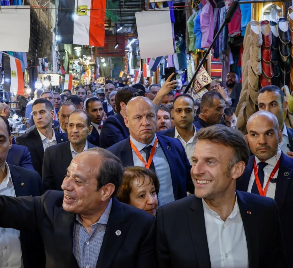 MACRON RECEIVES WARM WELCOME IN EGYPT AMIDST GROWING BILATERAL TIES 3 mebusiness.ae 1743977548 1 - C J Global Newspaper