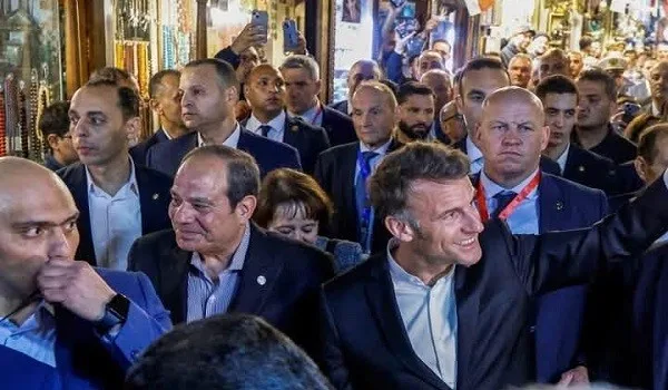 MACRON RECEIVES WARM WELCOME IN EGYPT AMIDST GROWING BILATERAL TIES 2 mebusiness.ae 1743977748 - C J Global Newspaper