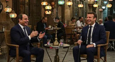 MACRON RECEIVES WARM WELCOME IN EGYPT AMIDST GROWING BILATERAL TIES 1 سهسه - C J Global Newspaper