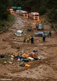 Mudslide Strands Thousands on Mountainous West Virginia Highway 1 IMG 9241 - C J Global Newspaper