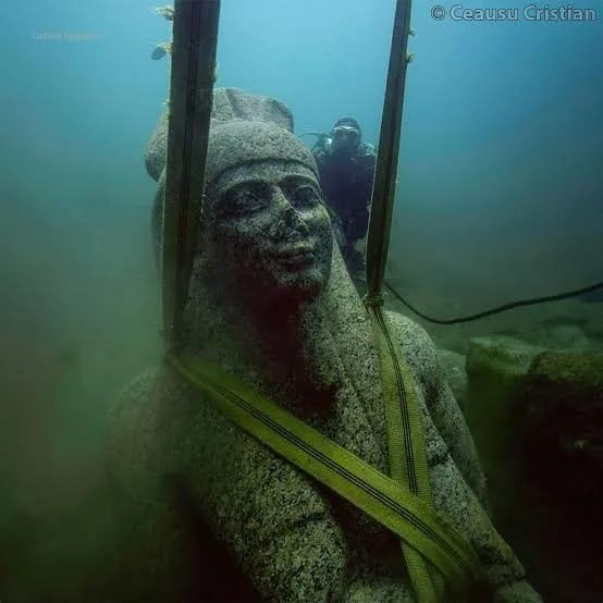 Ancient Egyptian sank ruins